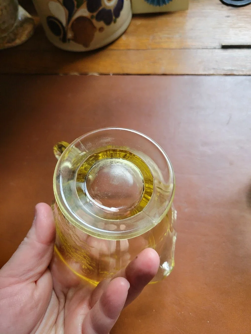 1930 MACBETH-EVANS YELLOW DEPRESSION GLASS CREAMERS